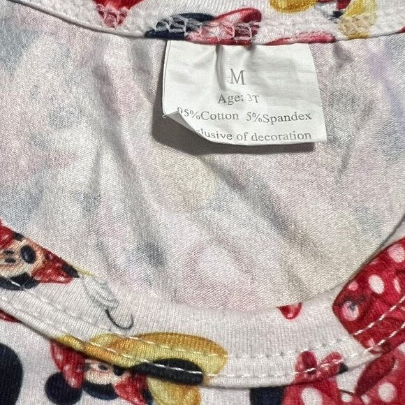 Girls 3T Minnie Mouse Tunic Pearl Dress - Picture 4 of 4